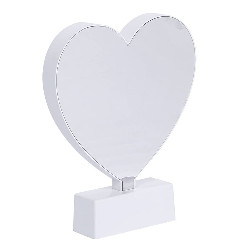 TAYHAA TAYHAA Heart Shaped LED Lighting with Rose Tinted Mirror  - Image 5