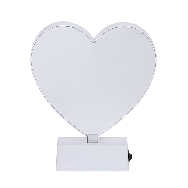 TAYHAA TAYHAA Heart Shaped LED Lighting with Rose Tinted Mirror  - Image 4