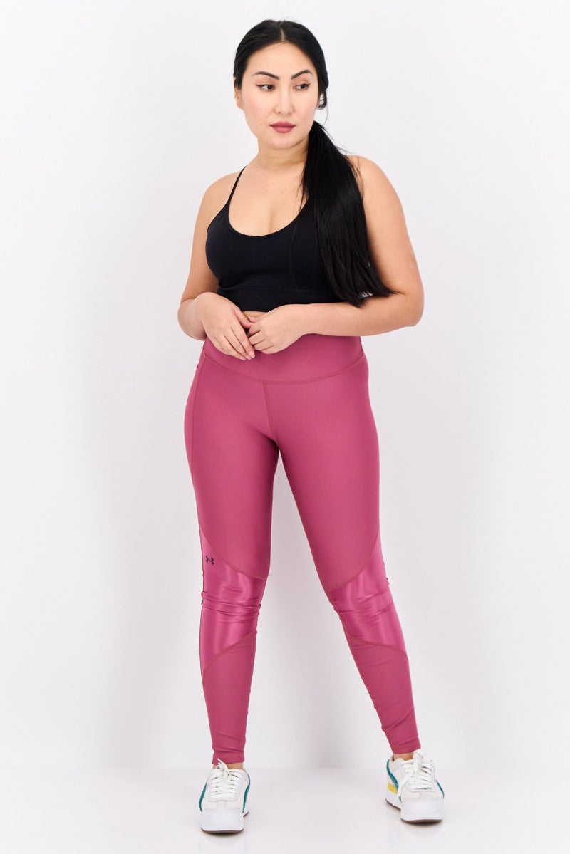UNDER ARMOUR Women Sportswear Fit Brand Logo Training Leggings, Old Pink - Image 4