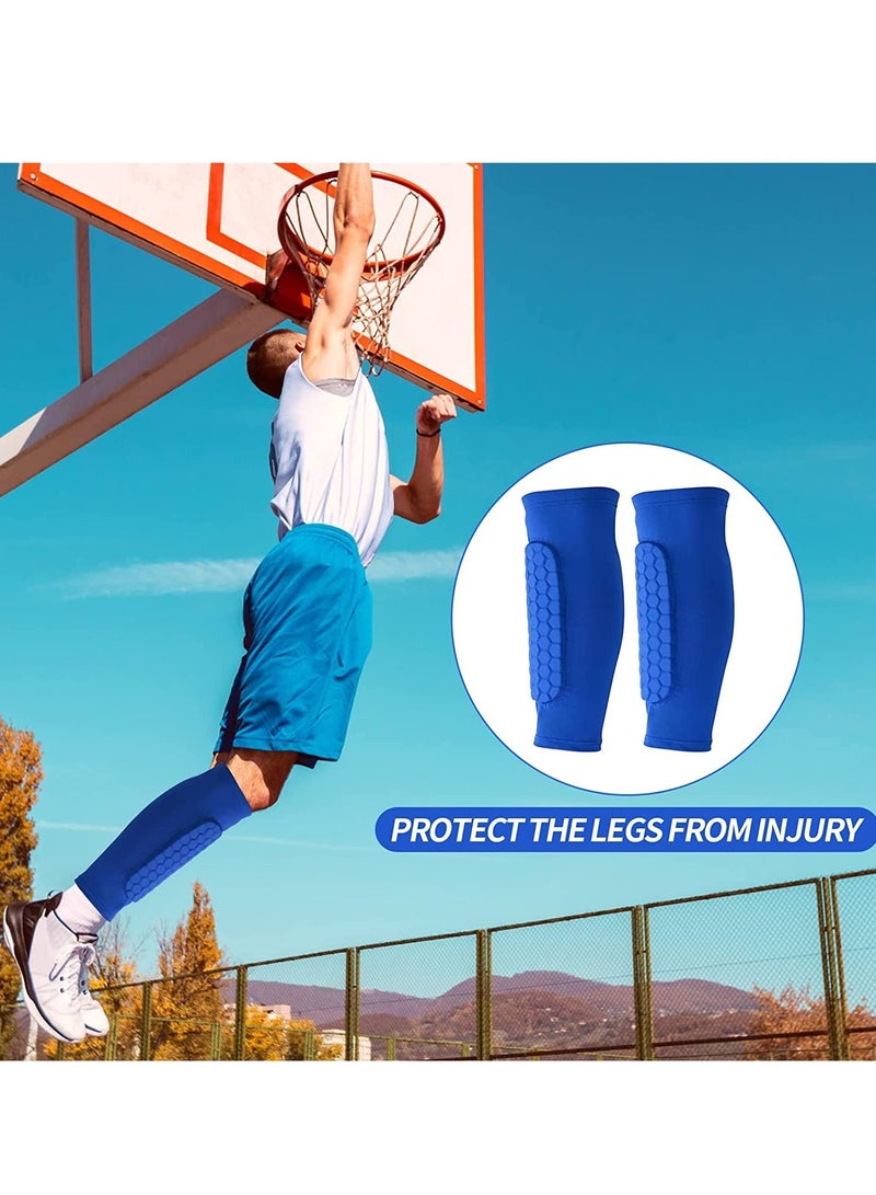 Excefore Shin Pads for Kids, Football Anti-Slip Shin Guards, Shin Guards with Avoid Slip Out Insert Pocket Calf Sleeves, Lightweight, Breathable, and Durable Soccer Protective Equipment for Boys Grils Age 5-12 - Image 4