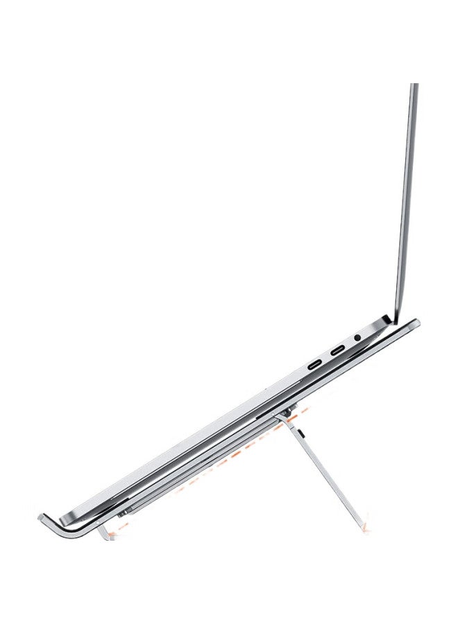Haile Laptop Stand, Cooling Stand, Aluminum Alloy Portable Folding Adjustable Height Riser, For Apple Mac, Lenovo Legion, Huawei, Ac-4S - Image 2