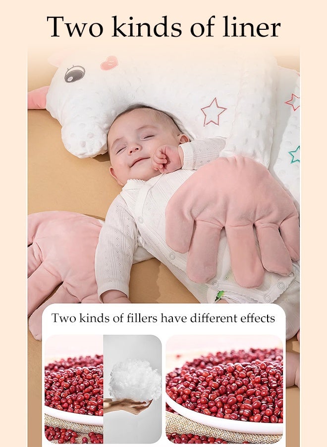 DUNISO Baby Sleep Soothing Doll with Automatic Soothing Palm,Baby Startle Prevention Sleep Aid Companion，Soothing Patting Sleeping Doll with Heatable Red Bean Hot Pack，3 Levels Adjustable Simulation of Mother's Automatic Palms Slapping - Image 5