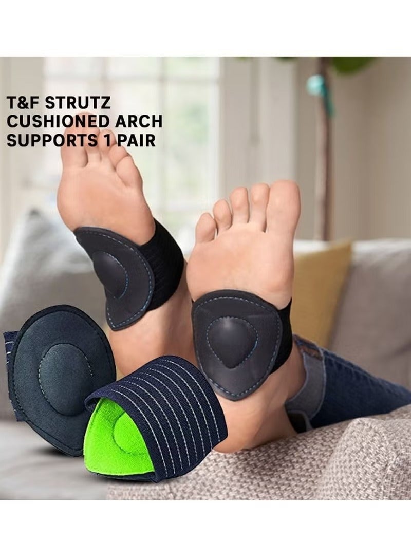 1 Pairs Compression Arch Support Sleeves , Arch Pad Bandage Arch Pad, Flatfoot Insoles for Support Orthopaedic Cushion Foot Flare, Foot Sleeves for Women Men Flat Foot Pain Relief - Image 2