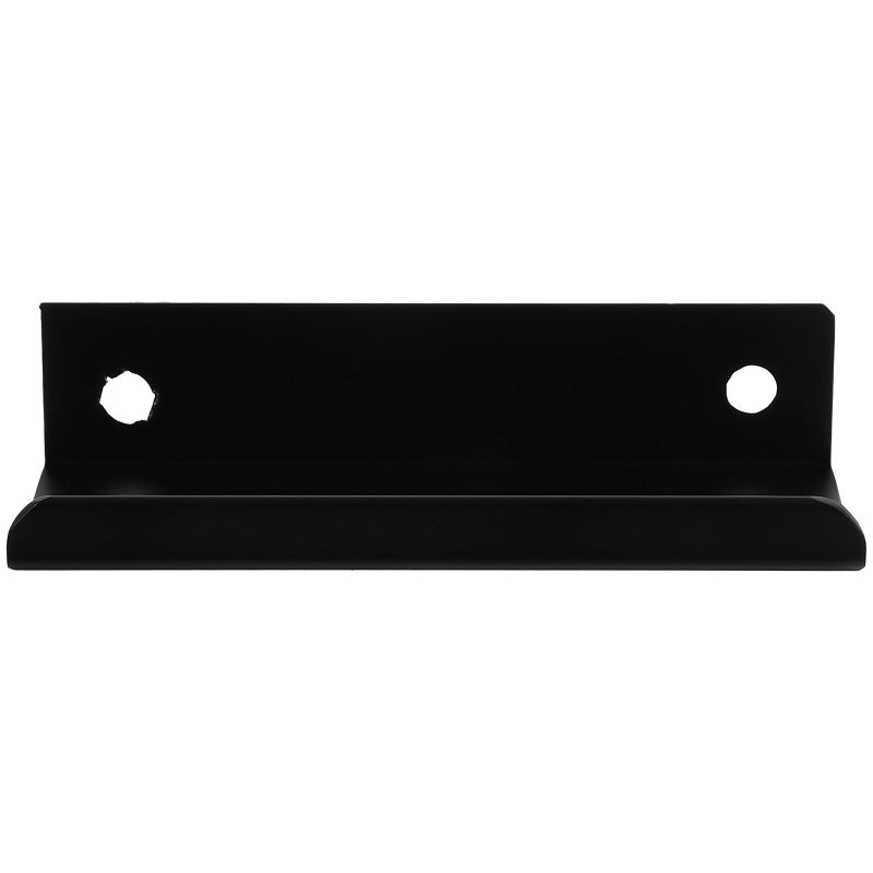 Black Matte Aluminum Alloy Hidden Finger Pull Cabinet Handle 80mm for Drawer Door Kitchen Wardrobe - Image 2