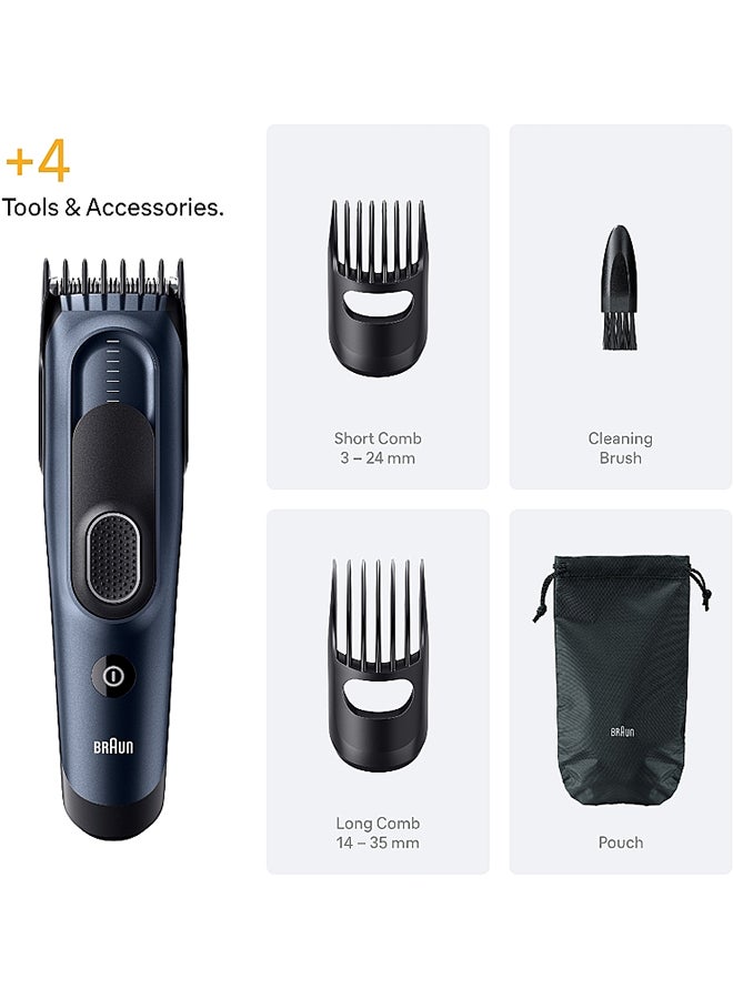 BRAUN Series 5 Hair Clipper - HC5550 blue - Image 3