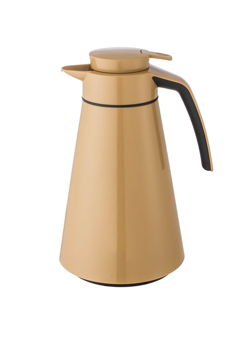 emsa German EMSA Thermos 1.5 liter capacity brown and black color - Image 2