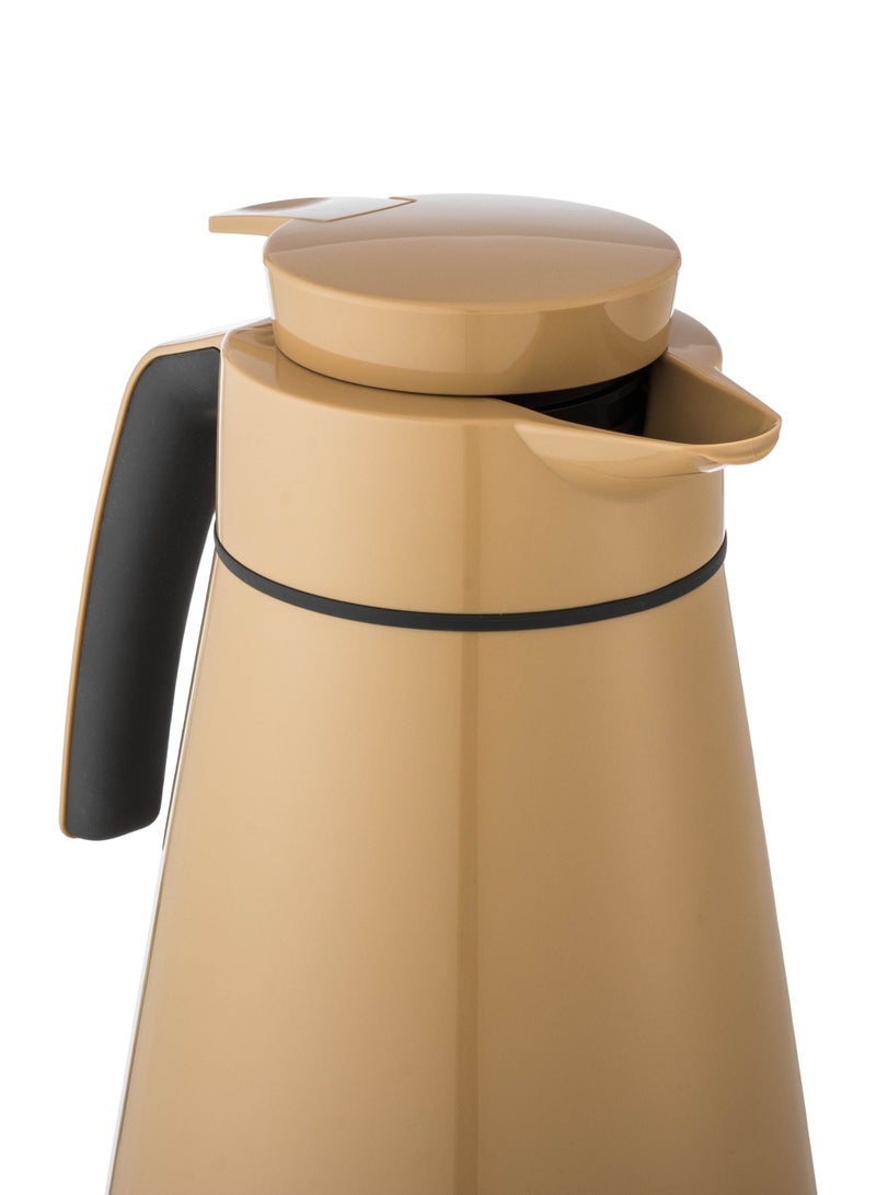 emsa German EMSA Thermos 1.5 liter capacity brown and black color - Image 3