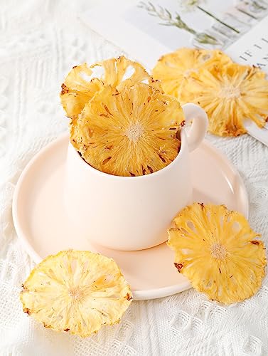ULTHMOK Premium Dried Pineapple 5 Oz/142g,Dehydrated Pineapple Slices,100% Natural,No Sugar Added & No Additives. - Image 3