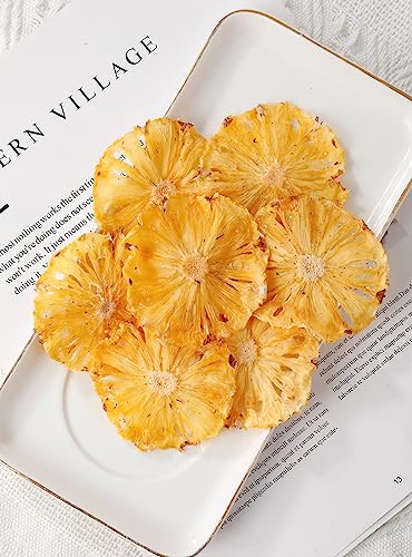 ULTHMOK Premium Dried Pineapple 5 Oz/142g,Dehydrated Pineapple Slices,100% Natural,No Sugar Added & No Additives. - Image 4