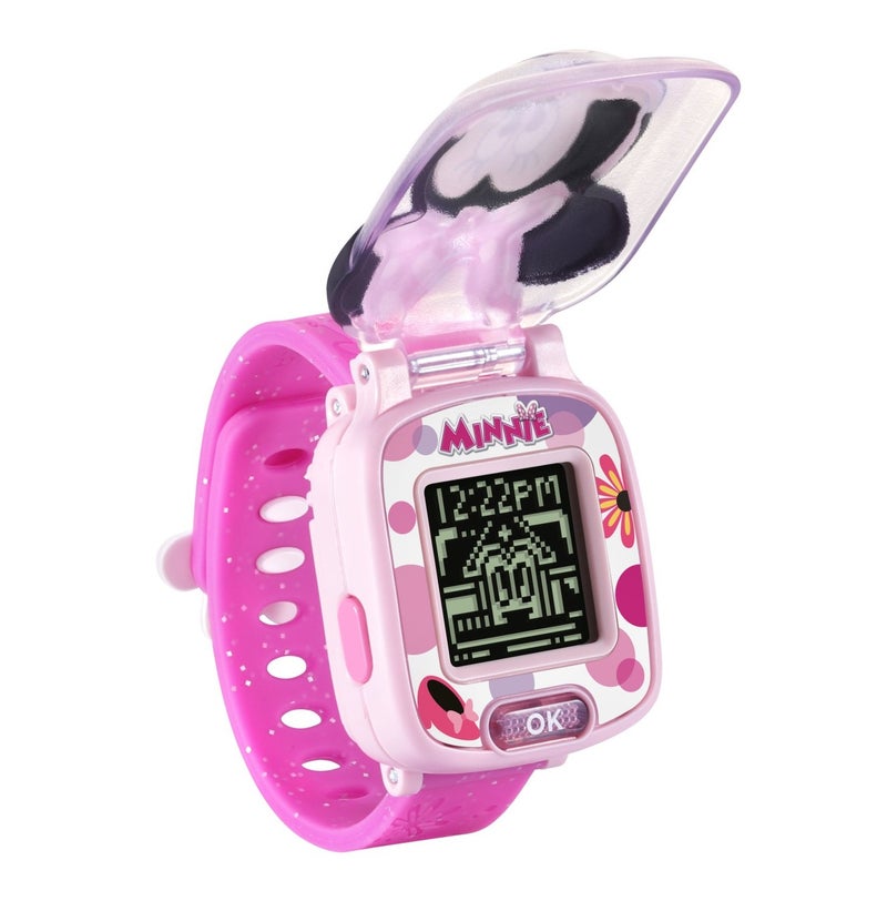 Vtech - Disney Junior Minnie - Minnie Mouse Pink | Learning Watch Small | wristwatch for kids features eight digital clock faces, time tools, and four games | ideal 3 to 6 years + - Image 4