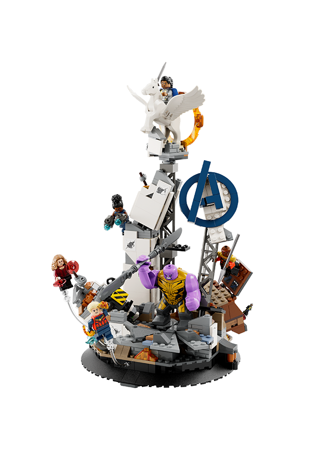 LEGO Marvel Endgame Final Battle 76266 Building Toy Set; Avengers Build-And-Display Model; Includes Captain Marvel, Thanos, Okoye, Valkyrie, Shuri And Wanda Maximoff Characters; Gift For Kids Aged 10+ (794 Pieces)