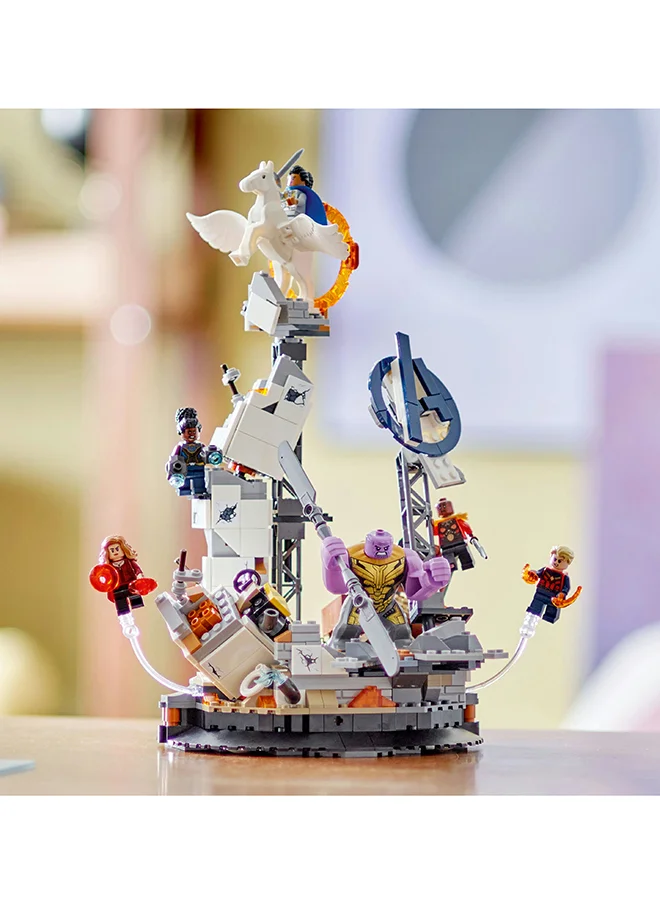 LEGO Marvel Endgame Final Battle 76266 Building Toy Set; Avengers Build-And-Display Model; Includes Captain Marvel, Thanos, Okoye, Valkyrie, Shuri And Wanda Maximoff Characters; Gift For Kids Aged 10+ (794 Pieces)