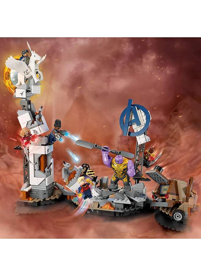 LEGO Marvel Endgame Final Battle 76266 Building Toy Set; Avengers Build-And-Display Model; Includes Captain Marvel, Thanos, Okoye, Valkyrie, Shuri And Wanda Maximoff Characters; Gift For Kids Aged 10+ (794 Pieces)