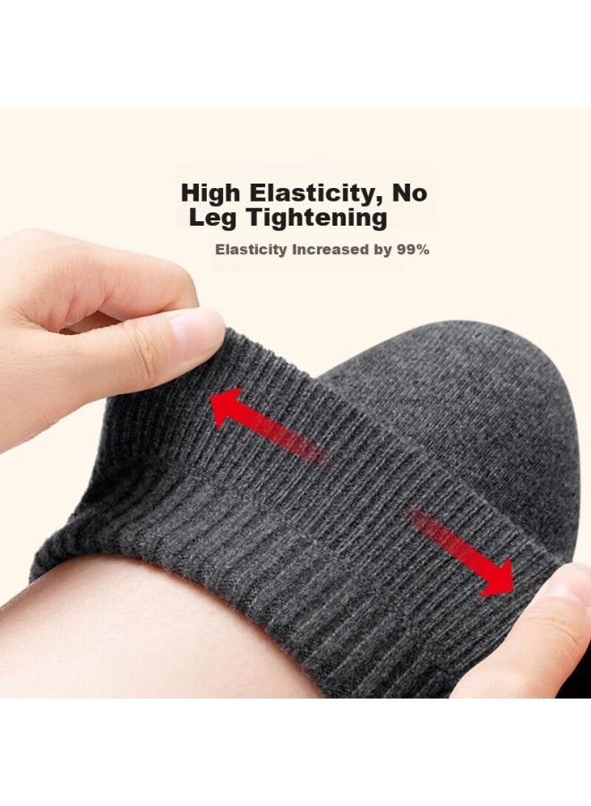 Teeis German Knee Brace Warm Arthritis Elderly Heating Knee Wool Plush Thickened Uni - Image 3
