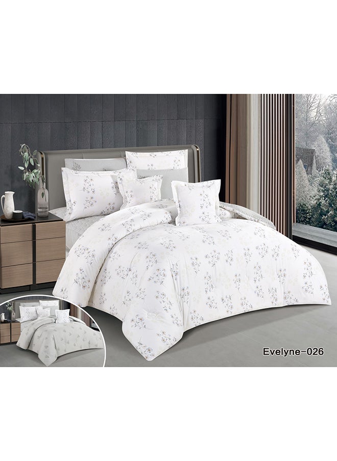 Horse Classic Comforter Set 100% Luxurious Cotton With A Floral Pattern 8 Pieces - pzsku/Z495507E743AD7E030C05Z/45/_/1719920358/b3393b2f-5816-4b13-9e80-c41e11cfed20