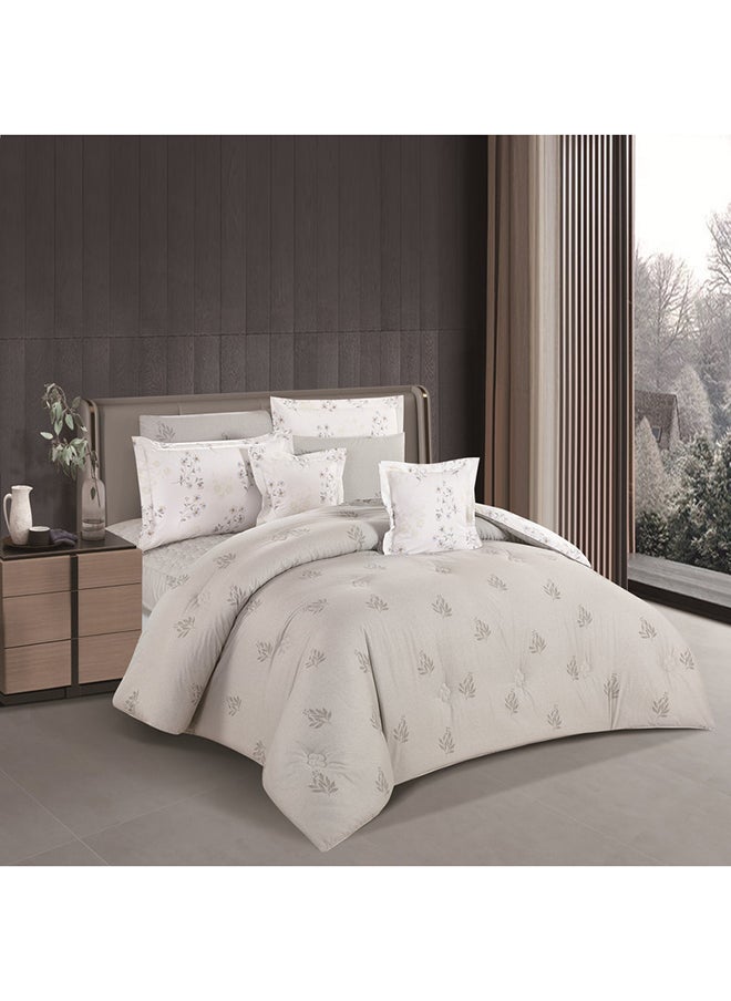 Horse Classic Comforter Set 100% Luxurious Cotton With A Floral Pattern 8 Pieces - pzsku/Z495507E743AD7E030C05Z/45/_/1719920359/4bd4c55b-621b-4802-959f-242f977768e2