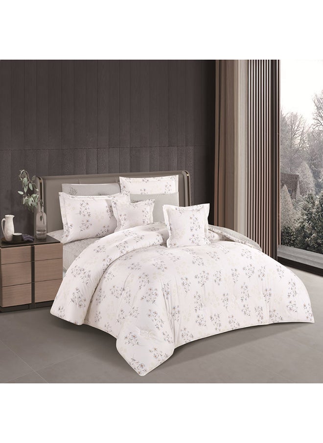 Horse Classic Comforter Set 100% Luxurious Cotton With A Floral Pattern 8 Pieces - pzsku/Z495507E743AD7E030C05Z/45/_/1719920361/a5644f14-4bec-43d5-b693-d0ca0598f0f1