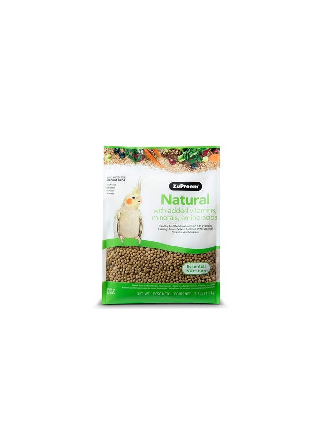 Natural Pellets Bird Food For Medium Birds, 2.5 Lb (Pack Of 2)  Daily Nutrition, Made In Usa For Cockatiels, Quakers, Lovebirds, Small Conures - pzsku/Z495512DC92A82AA2F47CZ/45/_/1726221368/4dad0876-5c9f-4625-a384-f0ed0fdd844c