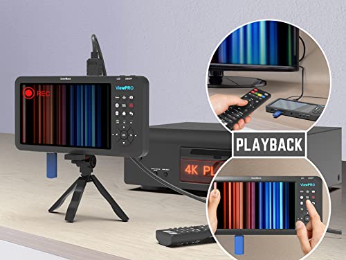 ClonerAlliance ViewPro, Portable 1080p@60fps HDMI Video Recorder and Playback with 7" LCD, AV/VGA/YPbPr Inputs. Schedule Recording. No TV is Required. - Image 5