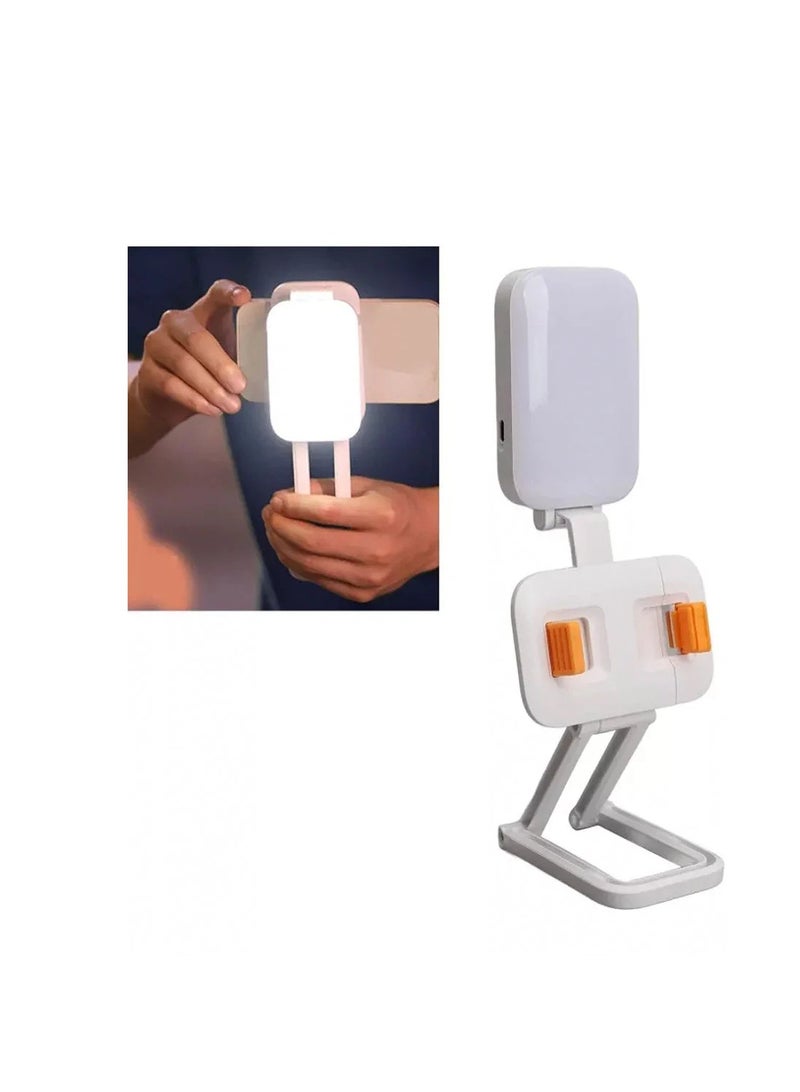 D2 Pro LED Live Streaming Light 2700-6500K - 1000mAh Rechargeable, RGB Video Camera Light with Stand  - Image 3
