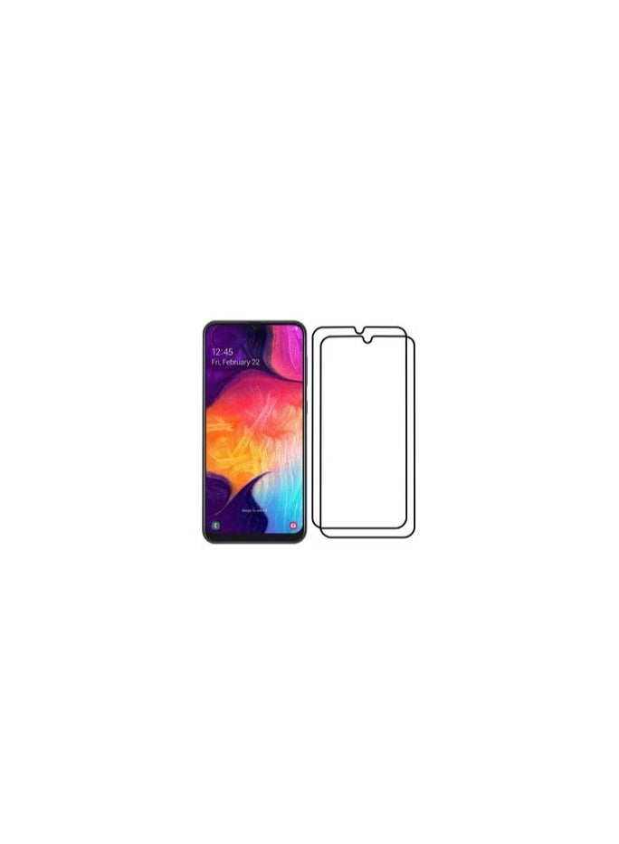 CATANES 2 Pack For Samsung Galaxy A50 Screen Protector 3D Tempered Glass Full Glue Back - Image 2