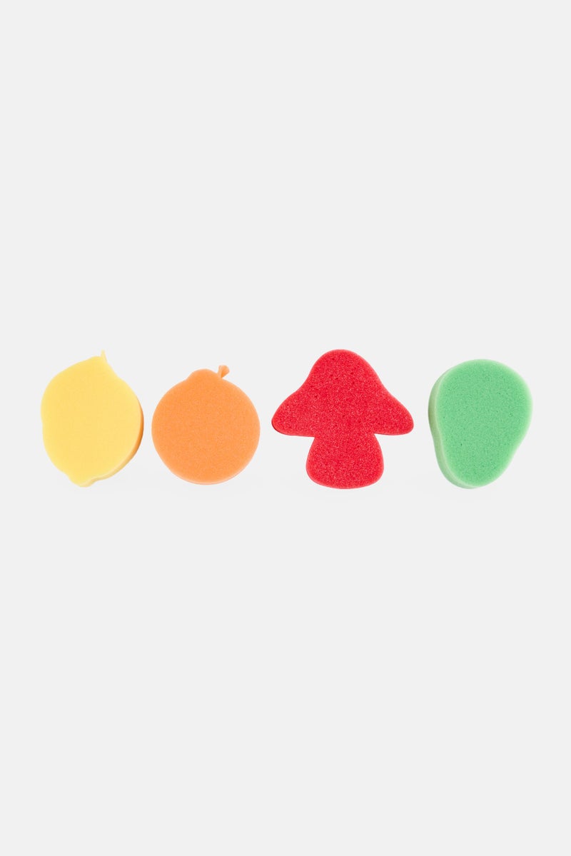 Nanette lepore 4Pcs Creative Multi-Purpose Sponge, Multicolor  - Image 2