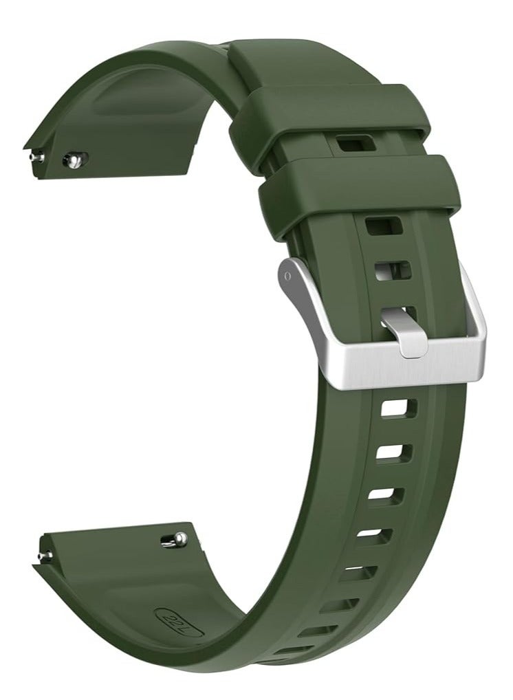 Silicone Straps Compatible with Huawei GT 5 Pro 46 mm / GT5 46 mm / GT4 46mm Sports Wristbands Replacement Waterproof Silicone Strap - Image 1