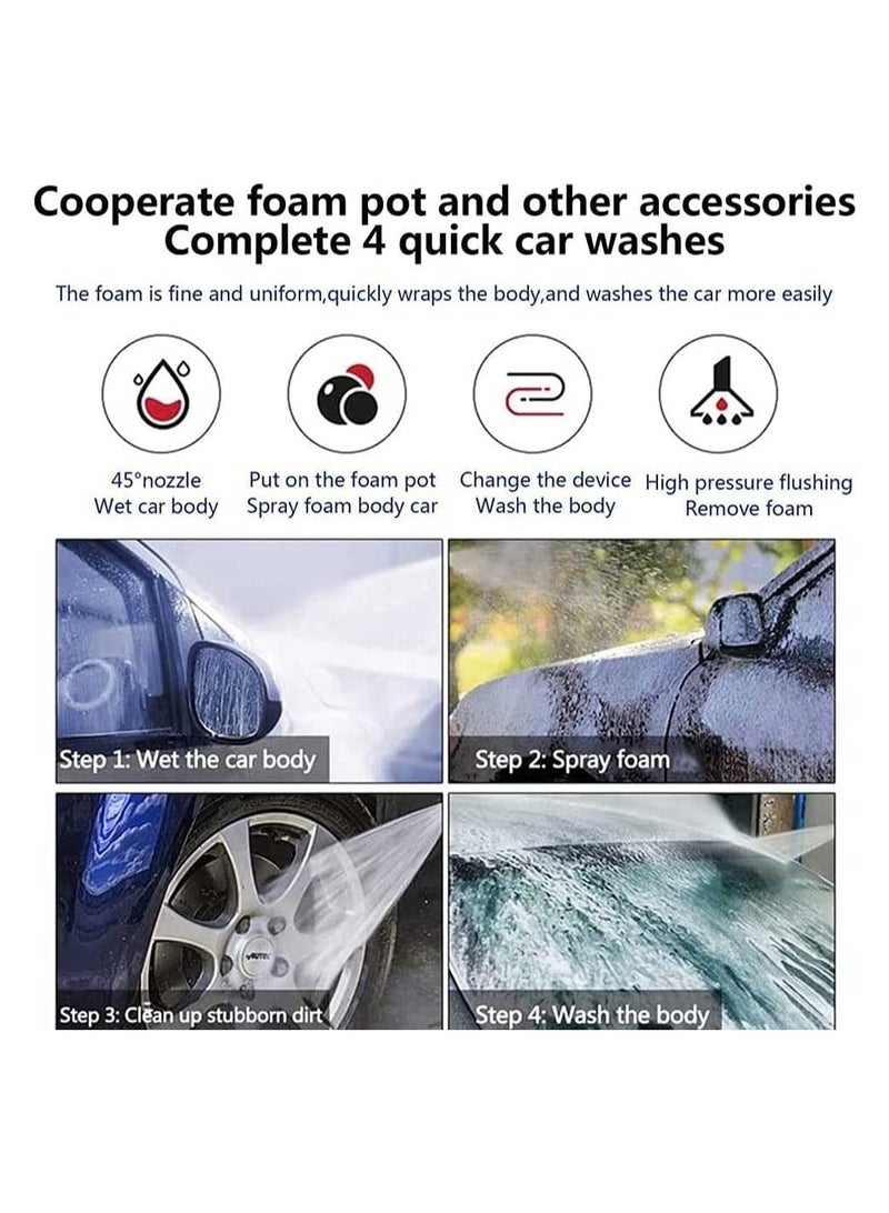 Cordless Pressure Washer, 48V Portable Pressure Cleaner, Electric Handheld Power Washer Gun for Outdoor Use for Cleaning Car, Watering Flowers, Cleaning Floors - Image 5