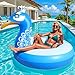 DeeprBetter Inflatable Peacock Pool Float Inflatable Pool Floaties Lounge Large Animal Pool Floats Adult Heavy DutyFunny Ring Pool Float Tube Big Swimming Tube Floaty for Pool Party Water Fun - Image 3