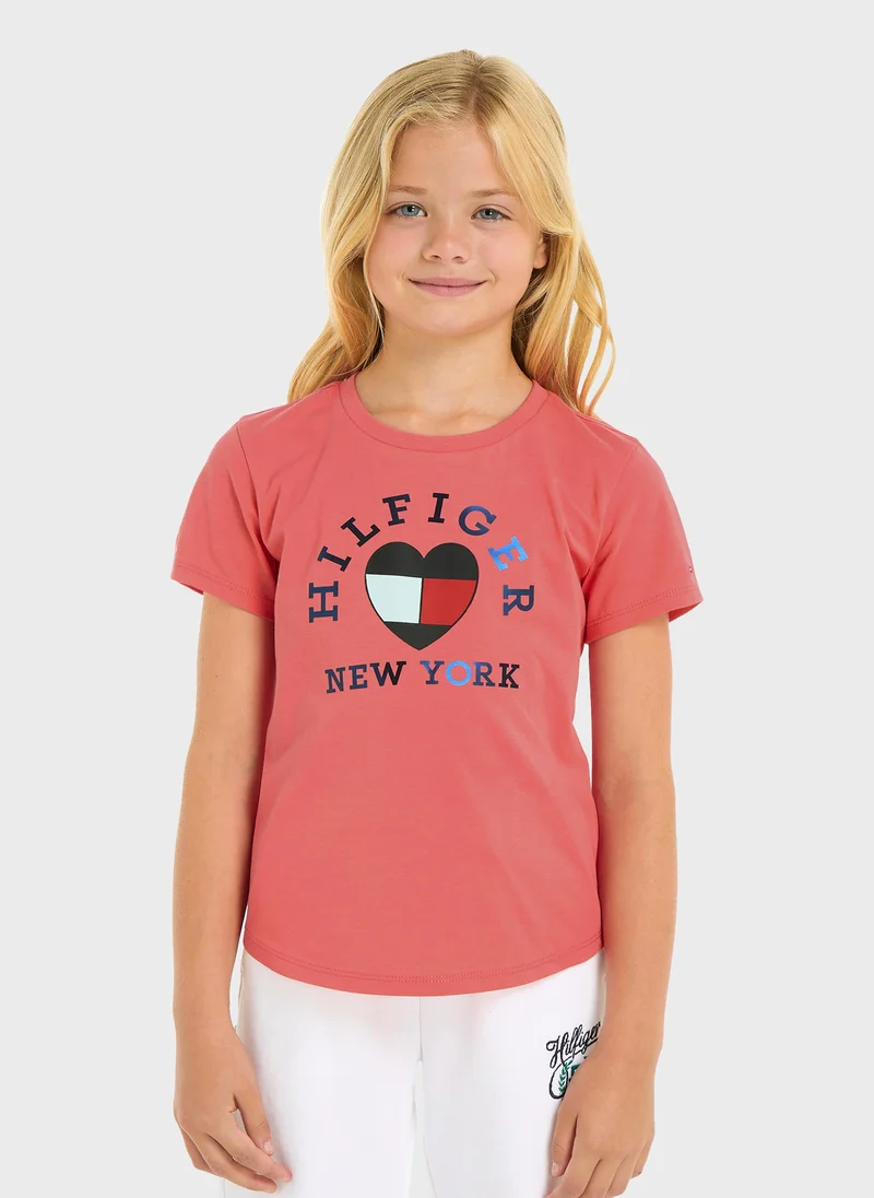 TOMMY HILFIGER Youth Logo T-Shirt