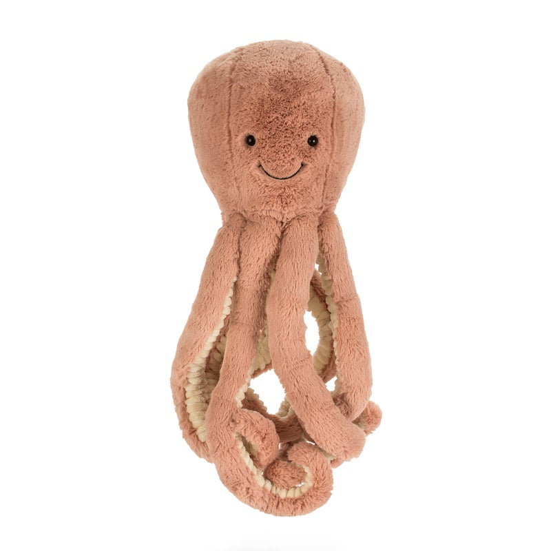 Jellycat دميّة جيليكات أوديل الأخطبوط، صغيرة 10.5 بوصة - لعبة محشوة من المحيط والبحر - هدية كلاسيكية للأطفال - Image 2