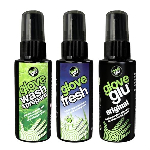 gloveglu غسول قفازات غلوف غلو للعناية الأساسية بقفازات حارس المرمى لكرة القدم 3 × 50 مل - Image 3