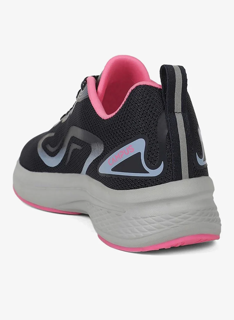 CAMPUS Navy/Pink Women’s Sporty Sneakers Shoes with Pink Accent– A Versatile Choice for Both Workout and Casual Style for Women | Best Price UAE