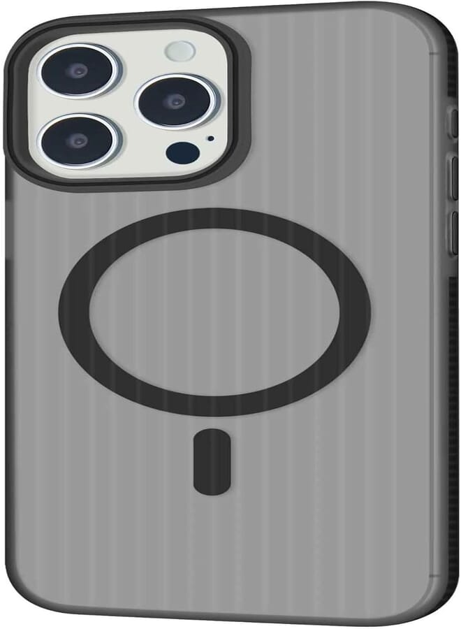 Next Store Compatible with iPhone 14 Pro Case – Clear PC & Colorful TPU, Supports Wireless Charging, Shockproof, Anti-Scratch, Anti-Fingerprint. (Black)