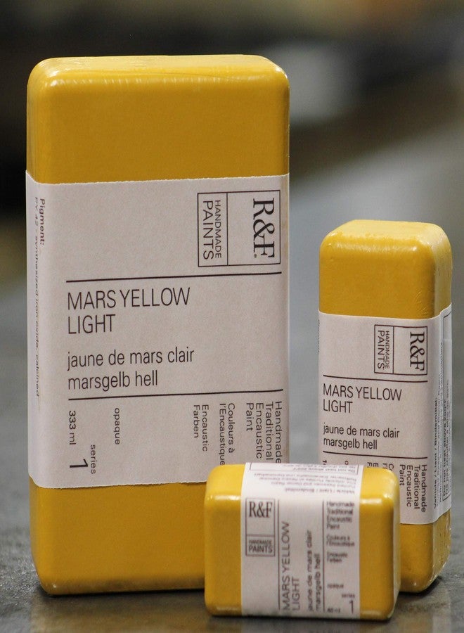 R&F Artist Encaustic Paint, Mars Yellow Light, 104 ml - Image 3