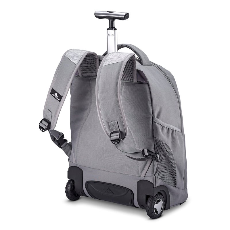 High Sierra Freewheel Wheeled Laptop Backpack, Silver Heather, 20.5 x 13.5 x 8-Inch - Image 2