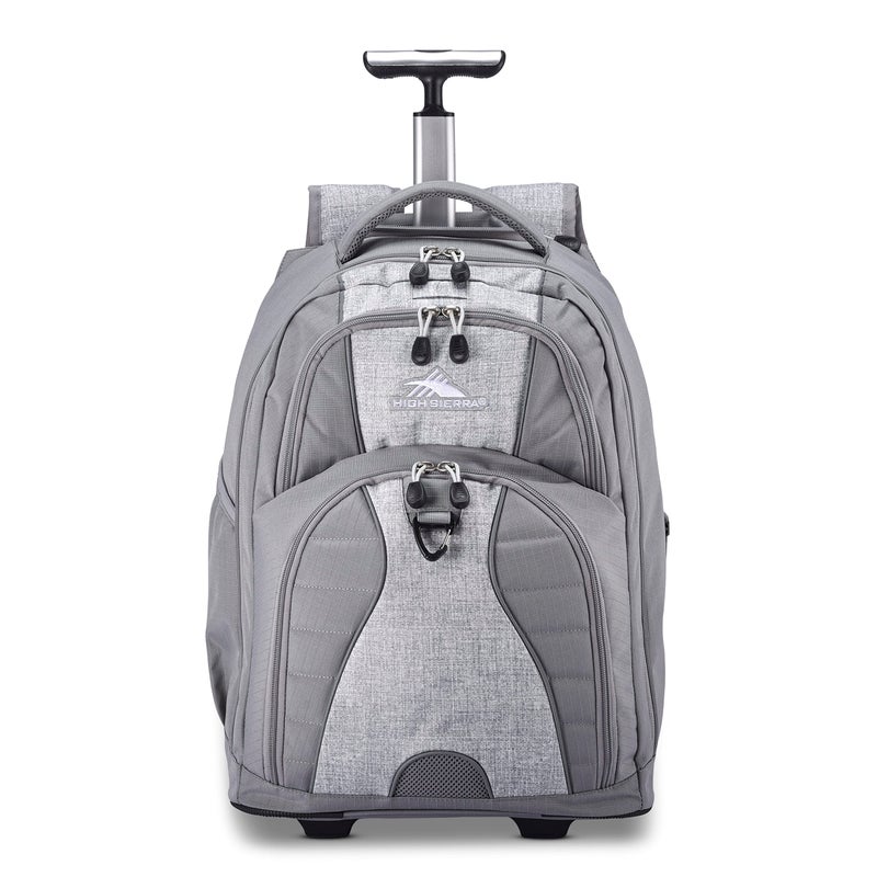 High Sierra Freewheel Wheeled Laptop Backpack, Silver Heather, 20.5 x 13.5 x 8-Inch - Image 3