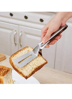 Steak Clamp Cooking Tool Multifunctional Stainless Steel Food Flipping Spatula Tongs Clip for Beefsteak Bread Hamburger BBQ Meats Pizza Pies Bread Fish Turner Kitchen Shovel - pzsku/Z4955C64438FF07A616BCZ/45/_/1687609263/b2bc294b-ece8-4cea-ad28-4f5da96a7ea0