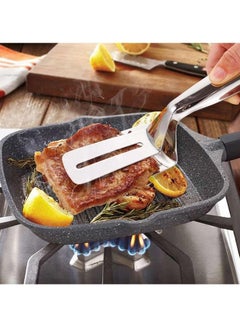 Steak Clamp Cooking Tool Multifunctional Stainless Steel Food Flipping Spatula Tongs Clip for Beefsteak Bread Hamburger BBQ Meats Pizza Pies Bread Fish Turner Kitchen Shovel - pzsku/Z4955C64438FF07A616BCZ/45/_/1687609324/7168a878-24d2-41cd-ae0e-191863bacfbd