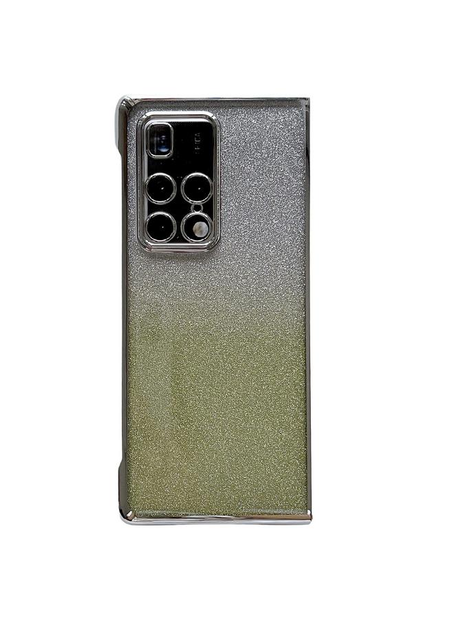 The Bros Phone Case For Huawei Mate X2 Electroplating Frame + Glitter Paper Full Coverage Phone Phone Case - Image 1