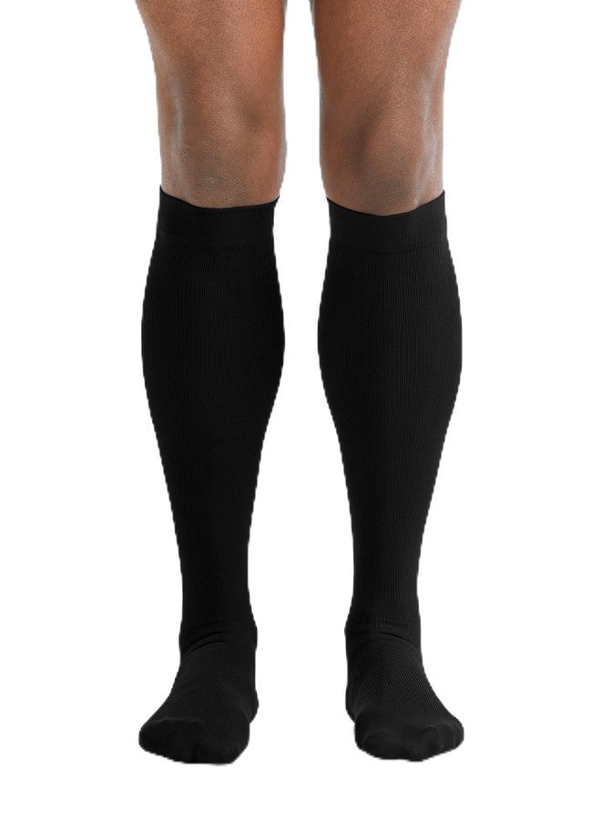 Spanx Men's Graduated Compression Socks - 15-20 Mmhg - Black - Large