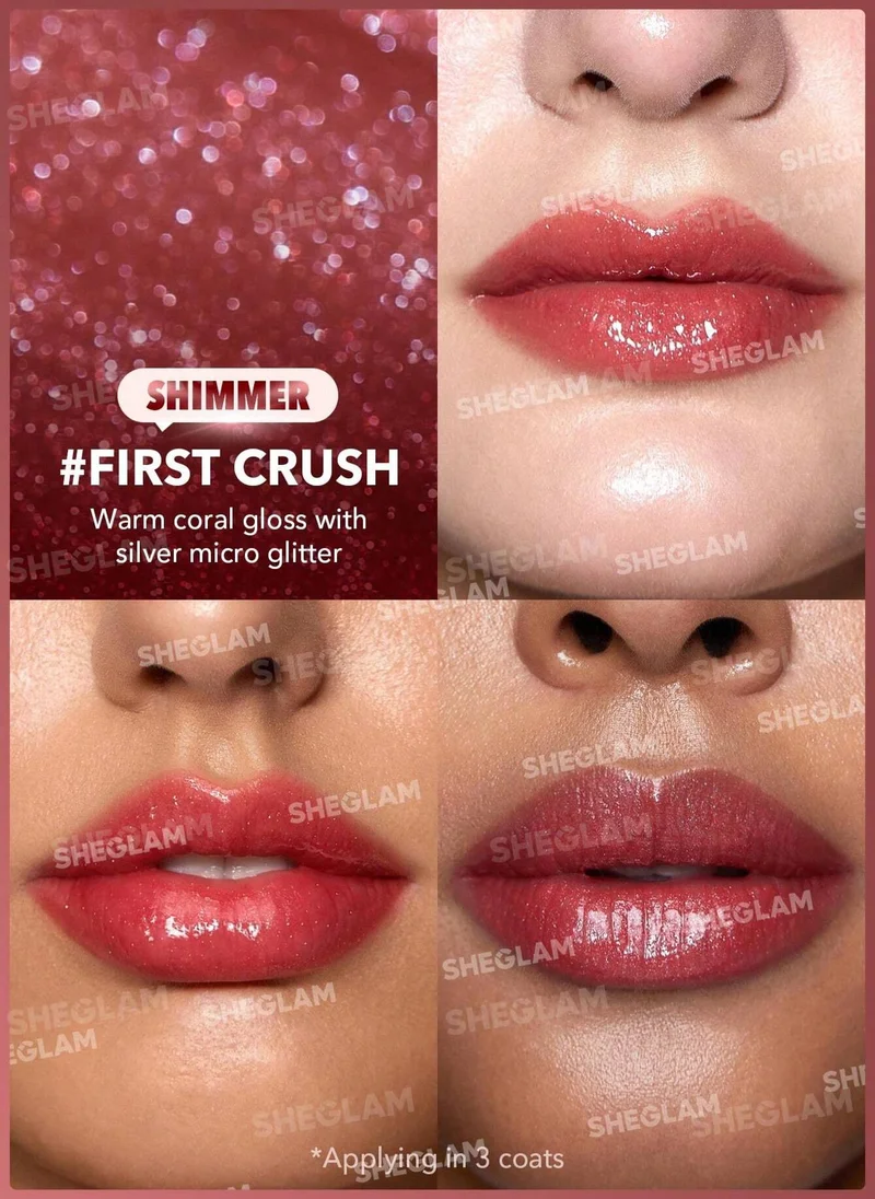 SHEGLAM SG SHEGLAM Pout-Perfect Shimmer Lip Plumper- First Crush