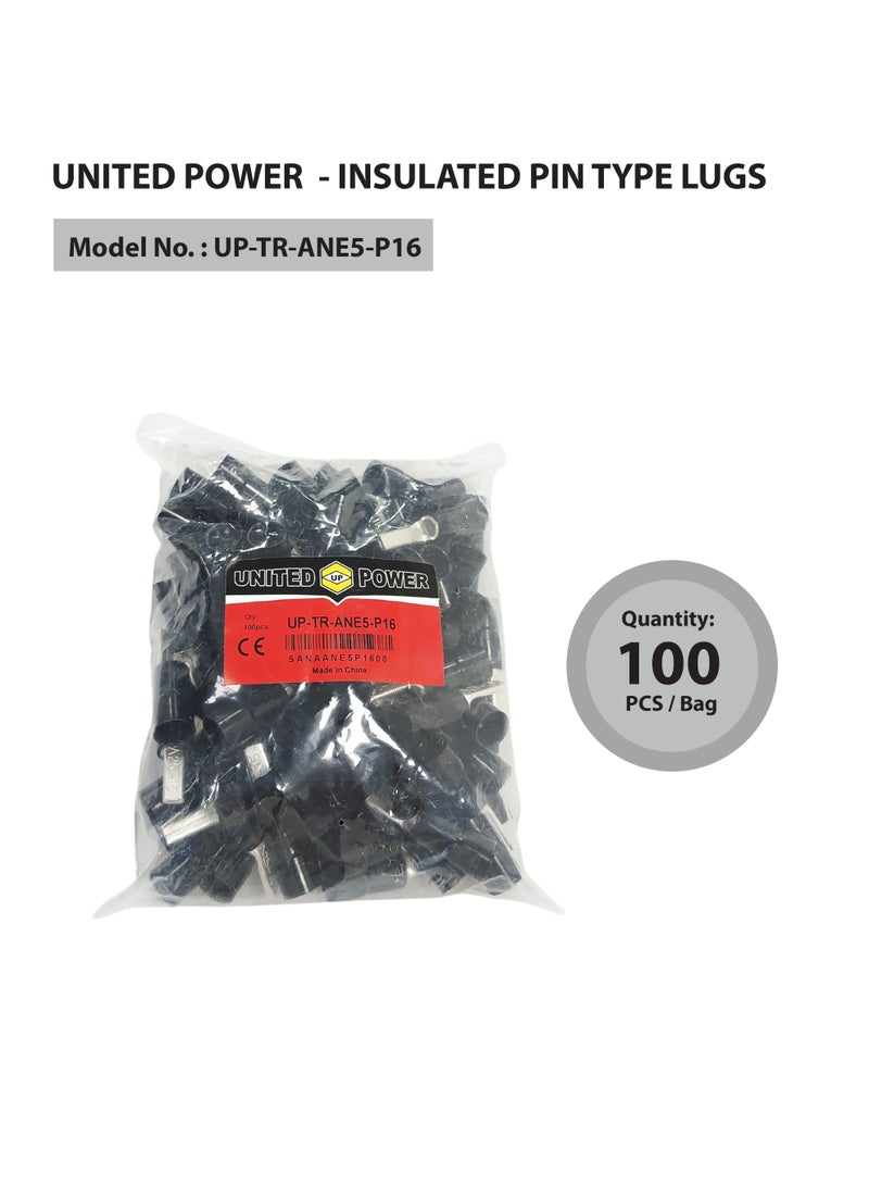 يونايتد باور أطراف توصيل نحاسية معزولة بدبابيس - أطراف توصيل نحاسية لتوصيلات الأسلاك الكهربائية | عزل متين من مادة PVC عالية التوصيل - Image 4