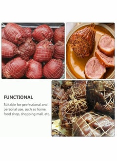SYOSI Meat Netting Roll Cotton Smoked Meat Poultry Ham Netting Roll Wrapping Net Meat Tying Roll for Meat Cooking, The Sausage Maker 4Pcs, 1m  - Image 2