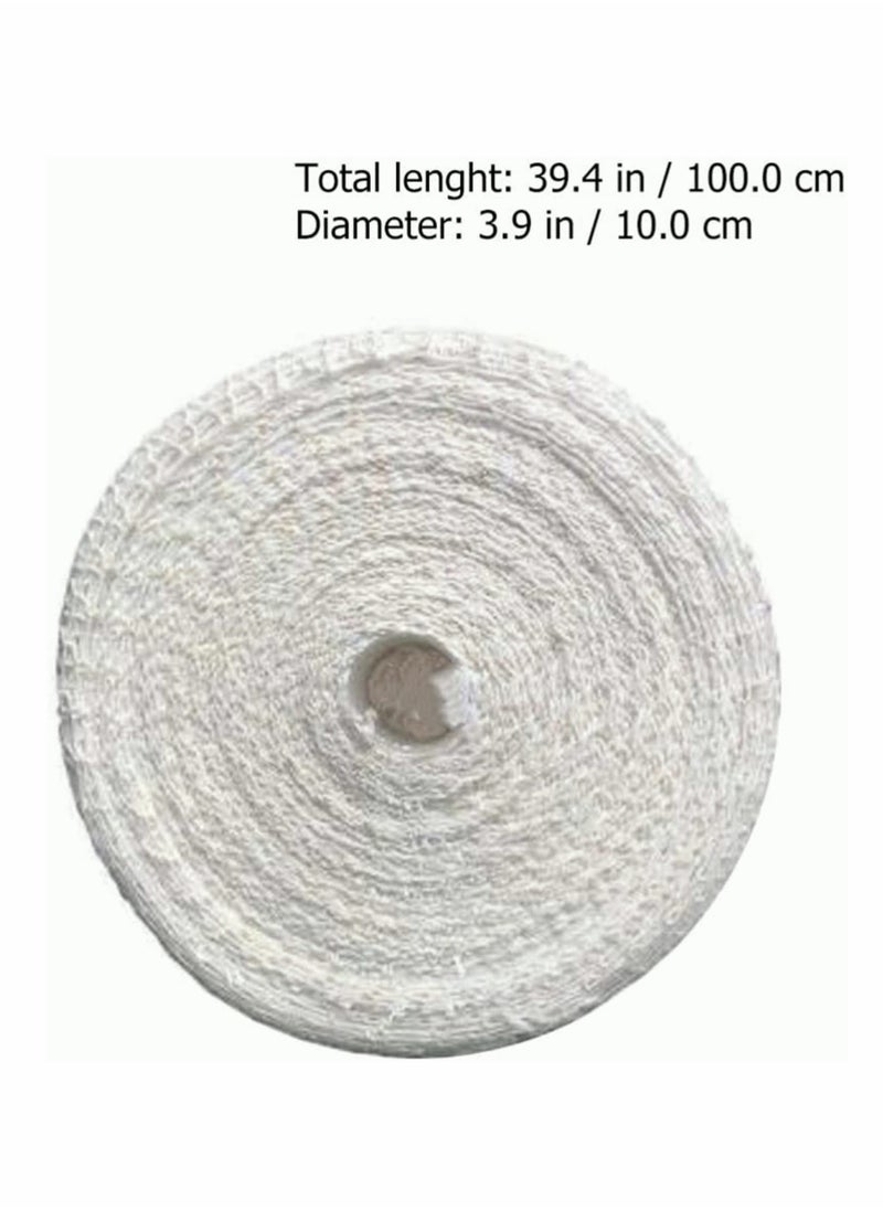 SYOSI - Meat Netting Roll Cotton Smoked Meat Poultry Ham Netting Roll Wrapping Net Meat Tying Roll for Meat Cooking, The Sausage Maker 4Pcs, 1m - Image 1