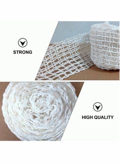 SYOSI Meat Netting Roll Cotton Smoked Meat Poultry Ham Netting Roll Wrapping Net Meat Tying Roll for Meat Cooking, The Sausage Maker 4Pcs, 1m  - Image 5