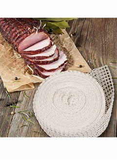 SYOSI Meat Netting Roll Cotton Smoked Meat Poultry Ham Netting Roll Wrapping Net Meat Tying Roll for Meat Cooking, The Sausage Maker 4Pcs, 1m  - Image 3