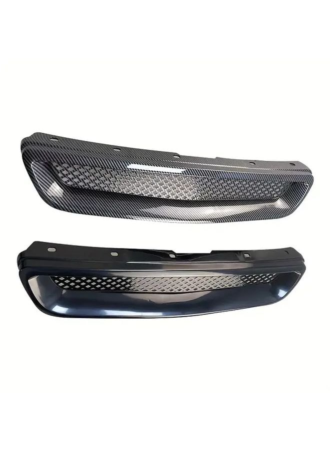 Bright Black ABS Mesh Grille Air Intake For Honda Civic 96 98 Models Car Enhancement Accessory - Image 5