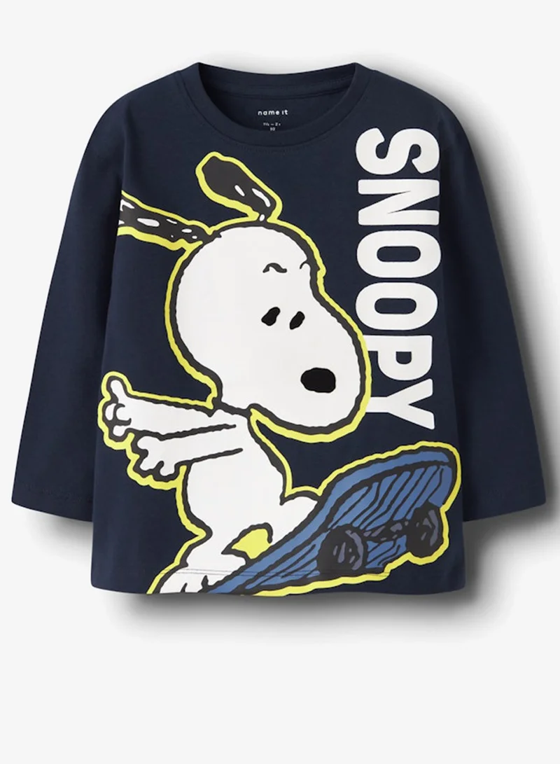 Name It Navy Blazer Kids Snoopy Graphic Crew Neck T-Shirt for Men | Best Price UAE
