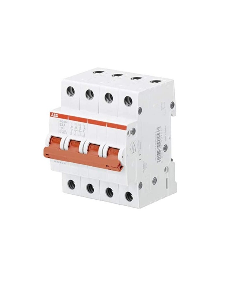 أبب المعزل أربعة أقطاب ABB 40A 4P SHD204 / 40A 2CDD274111R0040  - Image 2